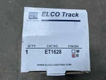 Elco Et1628 Garda 5"h Track Head For H-track Systems, Black. Fixed Price $19.00.