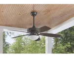 Hampton Bay Gazebo Iii 52 In. Indoor/outdoor Natural Iron Ceiling Fan With Light. Fixed Price $109.99.