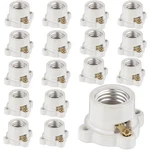 Saysurey 16 Pcs Porcelain Lamp Holder Socket E26/e27 Medium Keyless Threaded Soc. Fixed Price $55.98.