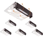 6 Pack 4 Inch 12v-15 Vac/dc Low Voltage Hardscape Lighting Paver Light,retaini. Fixed Price $80.00.