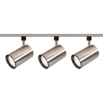 Nuvo Lighting 3 Light R30, Straight Cylinder Track Kit, Brushed Nickel - Tk341. Fixed Price $127.99.