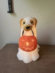 Halloween Ghost Dog Led Wax Candle Nwt. Fixed Price $30.00.