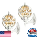 Zanritelit 2 Pack White Globe Outdoor Wall Lights Round Exterior Sconce. Fixed Price $172.10.