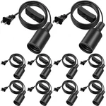 10 Pack Hanging Light Cord Pendant With Switch 6 Feet, Black. Fixed Price $40.17.