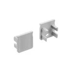 Kichler Tape Extrusion End Cap 5 Pair In Silver, Deep Well - 1tee1dwsfssil. Fixed Price $24.99.