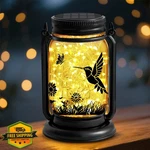 Angmln Hummingbird Solar Lantern Outdoor Waterproof Mason Jar Lights. Fixed Price $39.99.