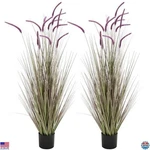 5ft 2-pack Artificial Horsetail Reed Grass Plant For Home Office Wedding D Cor. Fixed Price $144.24.