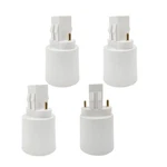 E-simpo 4pcs Gx23 To E26/e27 Lamp Base Holder Socket E26, White. Fixed Price $26.99.