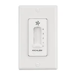 Kichler 337012wh Fan Accessory 4 Speed Slide Control In White. Fixed Price $28.34.