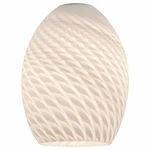 Firebird - Brandy Pendant Glass Shade White Finish. Fixed Price $72.93.