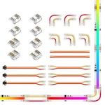Fcob 10mm 3pin Connectors Kit For Ws2811 Ic Rgb(+ Di Gnd) 630leds/m Cob Led S.... Fixed Price $22.86.