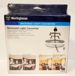 Westinghouse - 01011 White Plastic Recessed Lighting Converter Lot Of 2 New. Fixed Price $27.22.