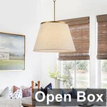 Mhytogn 434-mtd-3 - 24" Boho Tapered Fabric Drum Chandelier, Antique Brass. Fixed Price $65.69.