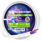 Syston Cable 18/2 Led Dimmer Luminaire Control Wire, Cmp Cl3p Ft6, 80v, 300v. Fixed Price $37.48.