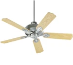 Quorum International Model# 137525-9 "hudson Patio" Ceiling Fan- 52" Galvanized. Fixed Price $99.00.