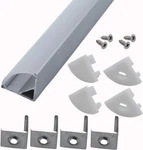Litever 6 Pack 1 Meter / 3.3ft V-shape Aluminum Channels For Led Strip Mounting. Fixed Price $26.50.