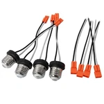 Bllndx E26 Medium Socket Adapter 4pairs Male Screw In Light Medium, Orange. Fixed Price $12.92.