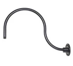 Millennium Lighting Rgn24-sb 24" Long Goose Neck Stem, Satin Black. #cb19. Fixed Price $59.00.
