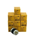 Lot Of 10 Hubbell Hbl5266c Ac Male Nema 5-15p Plug 15a 125v Connector Cl/bk. Fixed Price $86.95.