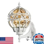Zanritelit Dusk To Dawn Globe Outdoor Wall Lights White Round Porch Light For. Fixed Price $111.98.