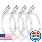 Jesled T8 T5 4ft Led Tube Light Fixture 4-pack Ac Power Cord Us Plug Garage Work. Fixed Price $47.80.