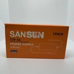 12v 5a Power Supply, Ac 120v To Dc12v 5.5x2.1mm Jack Converter, 1 Pack, Black. Fixed Price $14.59.
