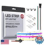 Btf-lighting Fcob Cob Led Strip Ws2814 Ic Rgbw 3000k Flexible High Density 80c. Fixed Price $54.90.