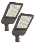 Demilare Led Parking Lot Lights Outdoor 400w 60,000lm Slip Fitter Street Pole. Fixed Price $238.87.