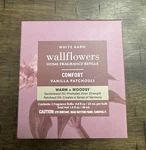 2 Bath & Body Works Comfort Vanilla Patchouli Wallflower Fragrance Refill Bulb. Fixed Price $16.99.