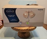 Harbor Breeze 0429784, Ceiling Fan Four Light Kit, White Finish Open Box. Fixed Price $24.49.