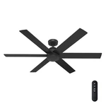 Hunter Fan 60 In Contemporary Matte Black Indoor/outdoor Ceiling W 6 Blades. Fixed Price $129.99.