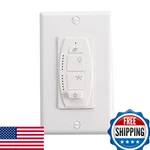 Kichler 6-speed Ceiling Fan Wall Control System In White Finish 370036whtr. Fixed Price $153.02.