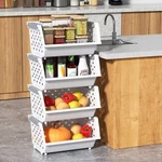 Cand Stackable Plastic Bins - 4 Packs White Large Storage. Fixed Price $48.55.