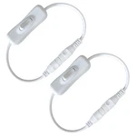 Tronicspros 2pcs Led Strip Light Inline On/off Switch Cable Dc White (2pcs). Fixed Price $10.52.