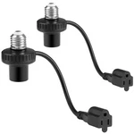 Uyodm 2 Pack 3 In 1 Light Socket Outlet Adapter, Support Prong Black. Fixed Price $36.59.