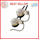 Ceiling Fan Switch Zing Ear Ze-109 Pull Chain Replacement 2 Pack Nickel. Fixed Price $11.87.