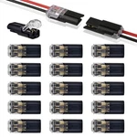 25 Pcs Double-wire Plug-in Connector, Pluggable 2 Pin Way Led Strip Lights .... Fixed Price $15.76.