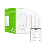 Ghome Smart Switches For Lights, Wifi Light Switch Works With Alexa And.... Fixed Price $47.46.