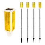 Aolyty Solar Lights Outdoor, Waterproof Driveway Markers Reflective, Yellow. Fixed Price $42.29.