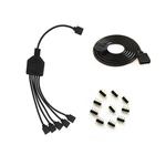 Hualand 4 Pins Black Rgb Led Splitter Cable Strip Connector 5 Way Splitte.... Fixed Price $12.88.