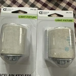 2 X Commercial Electric Keyless Socket Adapter Kit Porcelain 216720 Light Fixtur. Fixed Price $19.97.