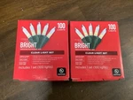 Make The Season Bright-clear String Christmas Lights 100 (2). Fixed Price $12.95.