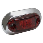 Grote 2.5" Red Oval Screw Mount Led Clearance Marker Light W Chrome Bezel. Fixed Price $15.25.