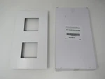 Visual Comfort & Co. Emt 1x2 Spot Square On Flanged W-trim Emt12sff-w. Fixed Price $40.00.