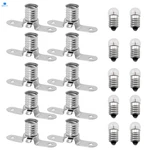 Sqxbk 10pcs E10 2.5v/0.3a Miniature Screw Base Light Bulbs And E10.... Fixed Price $14.15.