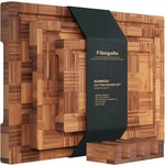 Fibogollo Bamboo Cutting Boards For Kitchen,chopping Set With Juice Groove,end. Fixed Price $51.77.
