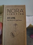 Nora Lighting Nte-870l935x10 Mac H-track 3500k Led Track Head - Silver. Fixed Price $16.00.