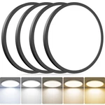Hepside 4pack Led Flush Mount Ceiling Light Fixture, 13inch 24w,. Fixed Price $79.64.