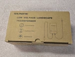Sunvie Low Voltage Landscape Lighting Transformer W/ Photocell & Timer Open Box. Fixed Price $29.00.