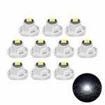 Fiknonk 10 Pcs Car T4.2 Led Bulbs, Super Bright 3030 Chip Pcs, White. Fixed Price $8.41.